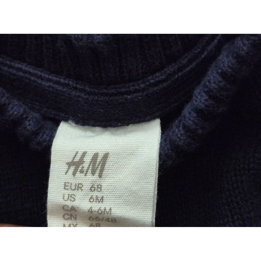 H&M sweater size 6 months infant - dark blue